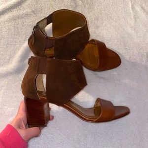 Aquatalia women's Enid sandal open toe suede leather size 10.5